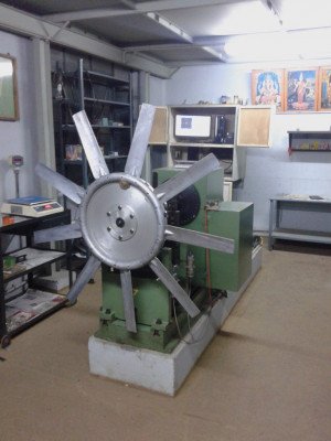Balancing Machine for Axial Fan